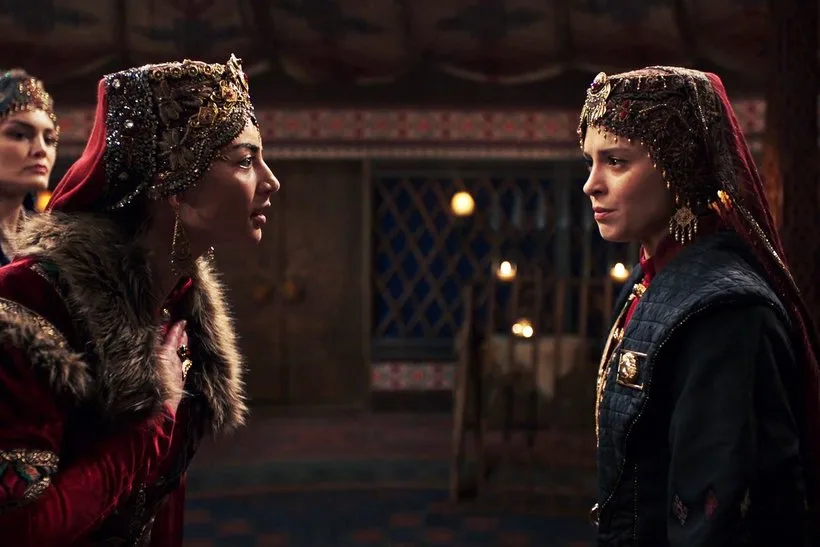 Bala Hatun confronts Begüm Hatun in Kuruluş Osman episode 177